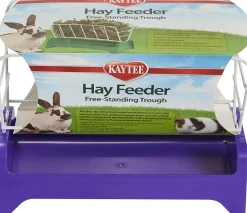 Kaytee Free Standing Trough Hay Feeder Assorted - 7 in