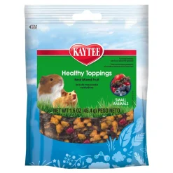 Kaytee Healthy Toppings Mixed Fruit Treat for Small Animals - 1.6 Oz