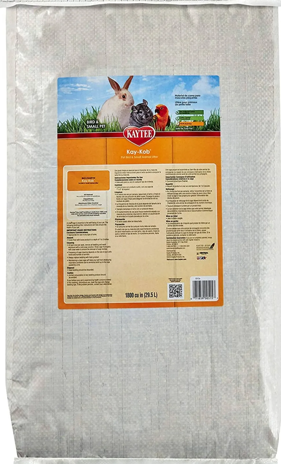 Kaytee Kay-Kob Bedding - 1 cu ft