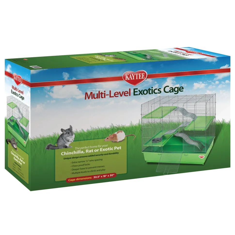 Kaytee My First Home Habitat Multi-Level For Exotics - 30.5 X 18 X 30