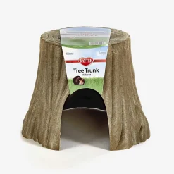 Kaytee Natural Tree Trunk Hideout Brown - Large