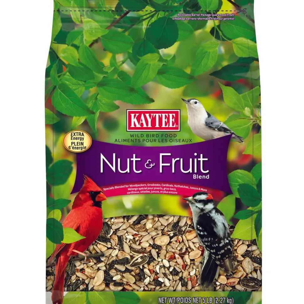 Kaytee Nut & Fruit Blend Food Stand-up Bag - 5 lb