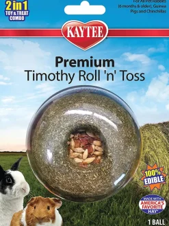 Kaytee Premium Timothy Roll'n'Toss Treat