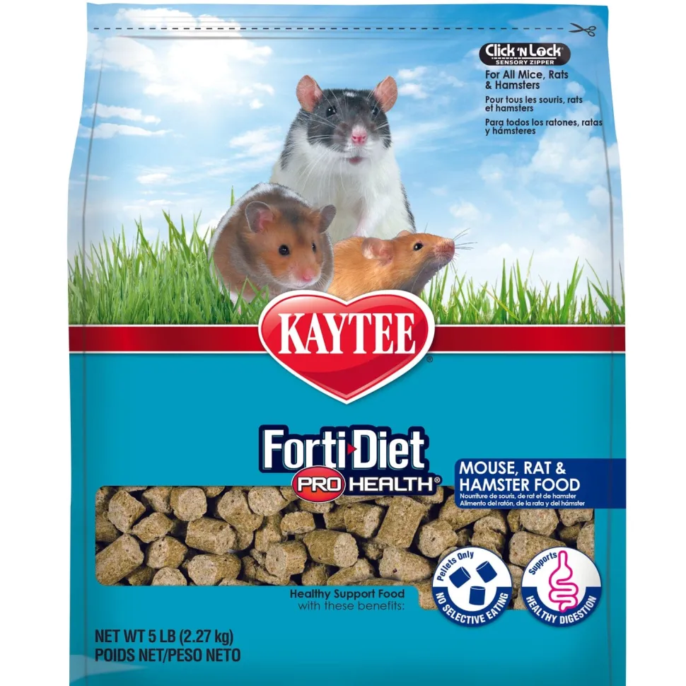 Kaytee Pro Health Mouse, Rat, and Hamster Food - 5 lb