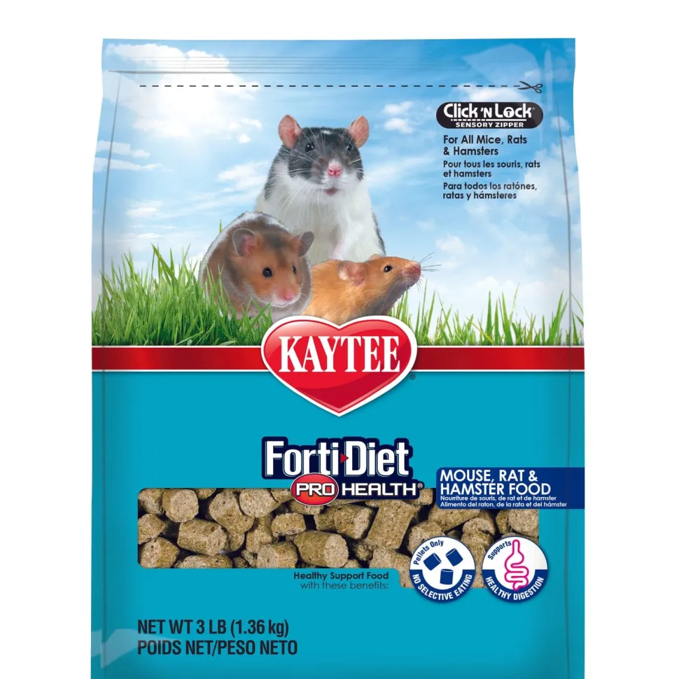Kaytee Pro Health Mouse, Rat, and Hamster Food - 3 lb