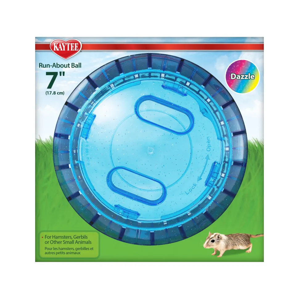 Kaytee Run-About Mini Exercise Ball Dazzle - 7 in