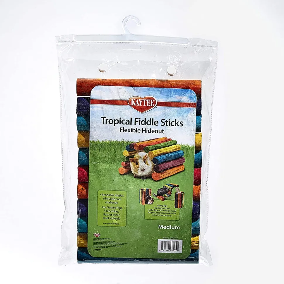Kaytee Tropical Fiddle Sticks Hideout Assorted - Medium