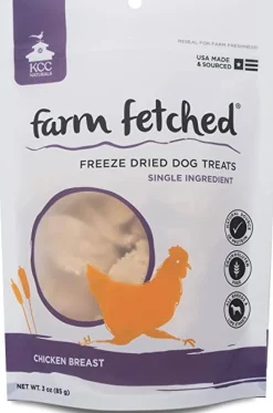 KCC Naturals Farms Baked Chicken Feet Freeze-Dried Dog Treats - 8 oz Package