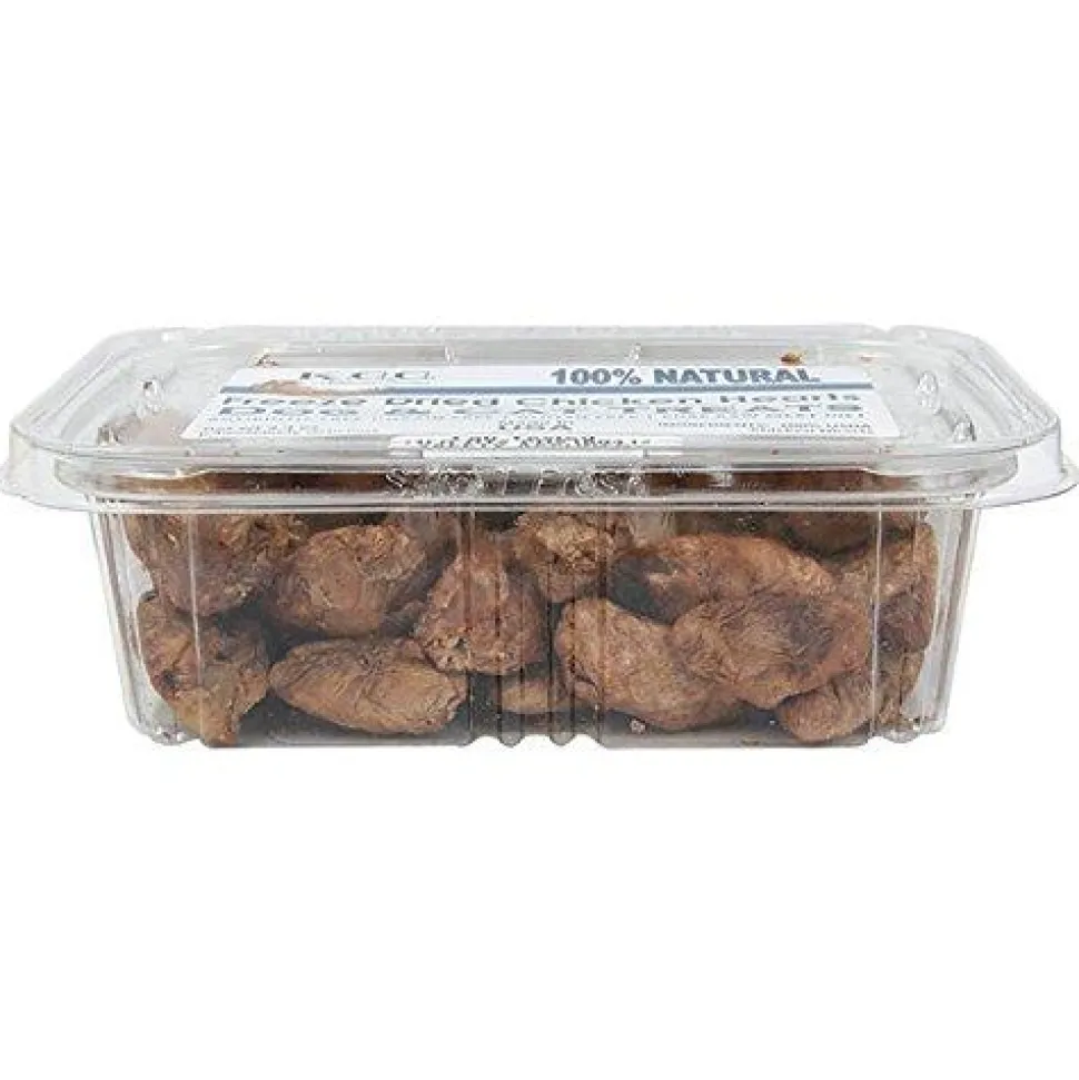 KCC Naturals Farms Chicken Hearts Freeze-Dried Dog Treats - 3.4 oz Package