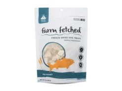 KCC Naturals Farms Fish Nugget 2.4 oz Dog Freeze-Dried Treat Bag Freeze-Dried Dog Treats - 1 Bag