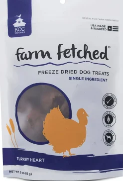 KCC Naturals Farms Turkey Hearts Freeze-Dried Dog Treats - 3 Oz