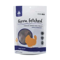 KCC Naturals Farms Turkey Hearts Freeze-Dried Dog Treats - 1 oz Package