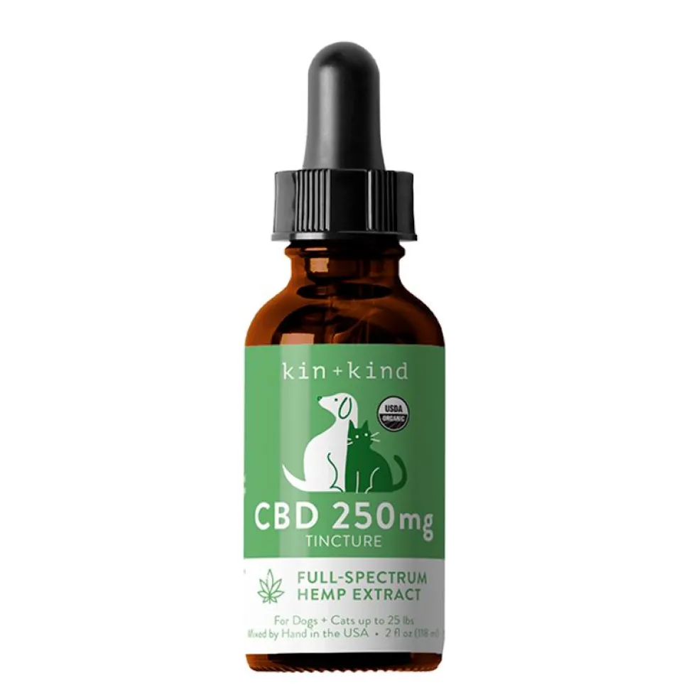 KIN + KIND CBD Tincture (250mg) for Dogs and Cats