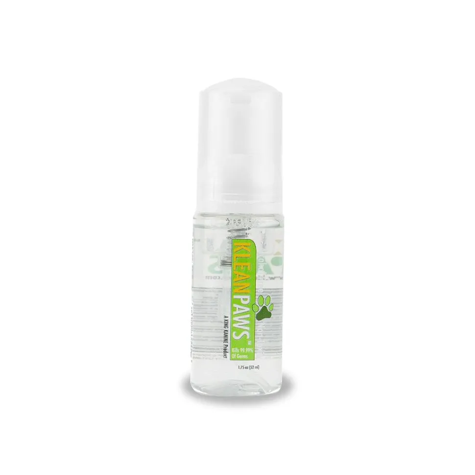 King Klean Paw Foaming Non-Toxic Cat and Dog Paw Cleaner - 1.75 oz