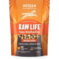 Koha Grain-Free Raw Freeze-Dried Dog Treats Bites Chicken - 14 Oz