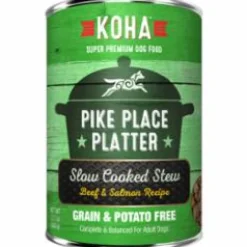 Koha Grain-Free Stew Pike Place Canned Dog Food - 12.7 Oz - Case of 12