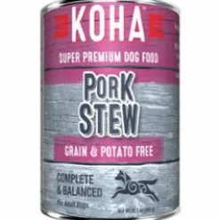 Koha Grain-Free Stew Pork Canned Dog Food - 12.7 Oz - Case of 12