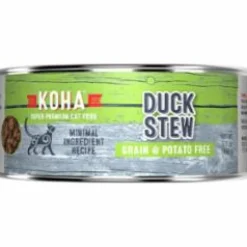 Koha Stew Duck Canned Cat Food - 5.5 Oz - Case of 24