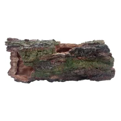 Komodo Forest Log Reptile Hideaway - Brown/Green - Large