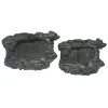 Komodo Habitat Rock Bowl - Black/Tan - Medium