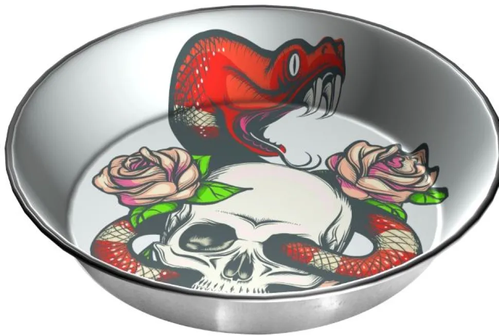 Komodo Skull & Snake Bowl - 3 Cups