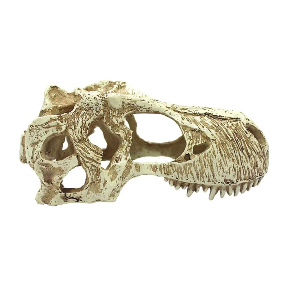 Komodo T-Rex Skull Reptile Hideout - Tan - Large