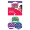 Kong Active Tennis Balls with Bells Cat Toy - Assorted