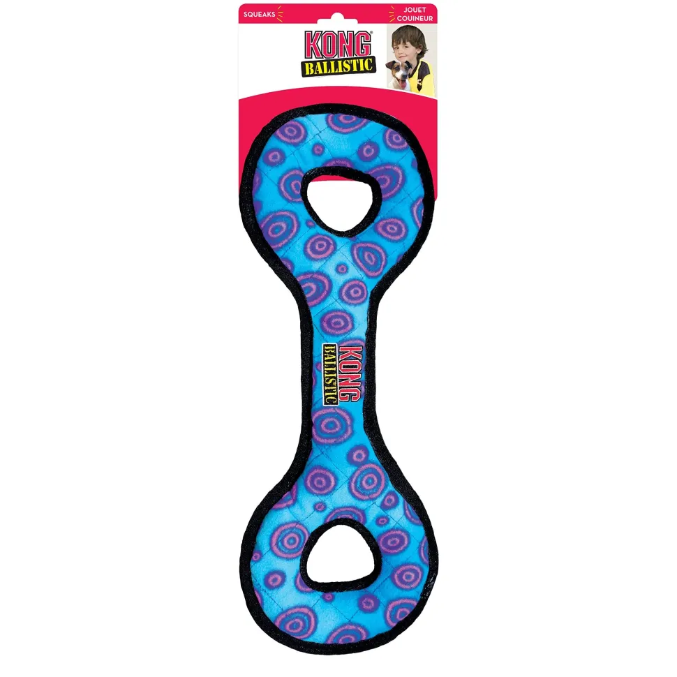 Kong Ballistic Dual-looped Tugging Nylon Dog Toy - Assorted - Large
