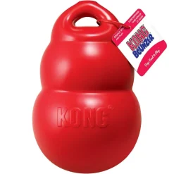 Kong Bounzer Squeak and Rubber Air-Filled Dog Toy Red - Large