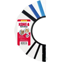 Kong Clear EZ-Collar Clear Blue and Black Safety Dog Collar - Small - 6.5-8" In Girth
