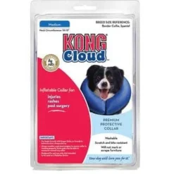 Kong Cloud Collar Plush Inflatable Pet E-Collar for Rashes and Post-Surgery Injuries