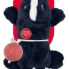 Kong Cozie Pocketz Skunk Internal Pouch Squeak and Plush Dog Toy - Medium