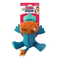 Kong Cozie Ultra Lucky Lion Squeaker Plush Dog Toy - Medium