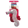 Kong Cuteseas Seahorse Corduroy Crinkle and Squeaking Plush Dog Toy
