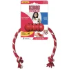Kong Dental Textured Rubber and Rope Treat Inserting Dog Toy - Medium