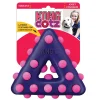 Kong Dotz Textured Gum Massaging Triangle Dog Toy - Small