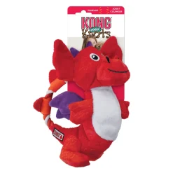 Kong Dragon Floppy Knots Squeak and Crinkle Dog Toy - Assorted - Medium/Large