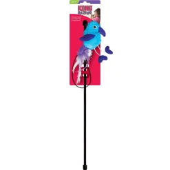 Kong Feather Teaser and Crinkle Catnip Cat Toy - Medium
