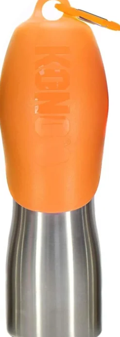 Kong H2O Insulated Stainless Steel Travel Pet Water Bottle - Orange - 25 Oz