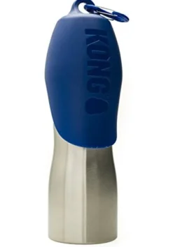 Kong H2O Insulated Stainless Steel Travel Pet Water Bottle - Blue - 25 Oz
