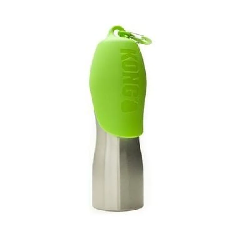 Kong H2O Insulated Stainless Steel Travel Pet Water Bottle - Green - 25 Oz