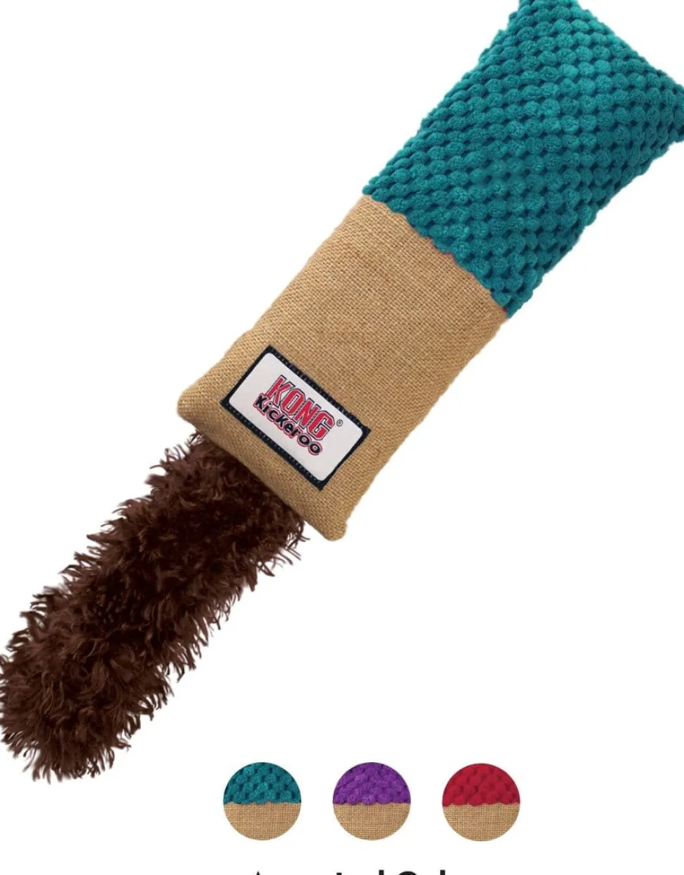 Kong Holiday Kickeroo Refillable Catnip Pocket Nylon Cat Toy