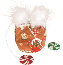 Kong Holiday Puzzlements Gingerbread Hideaway Cat Toy