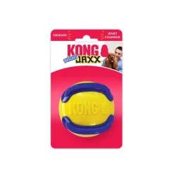 Kong Jaxx Brights Ball Squeak and Fetch Rubber Dog Toy - Assorted - Large