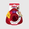 Kong Jumbler Flinger Fetch and Chew Tennis and Rubber Dog Toy - Medium/Large