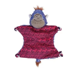 Kong Knots Flatz Monkey Internally Knotted and Squeak Dog Toy - Small/Medium