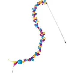 Kong Loopz Crinkle Sounding Catnip Cat Teaser Wand