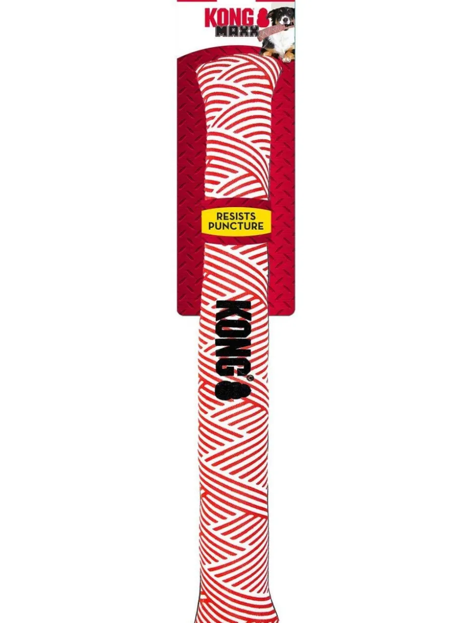 Kong Maxx Stick Puncture-Resistant Squeak and Fetch Nylon Dog Toy - Medium/Large