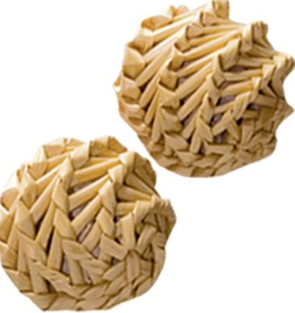 Kong Natural Straw Balls Catnip Cat Toys - 2 Pack