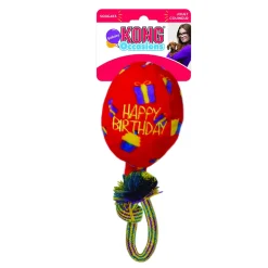 Kong Occassions Birthday Balloon Dog Toy - Red